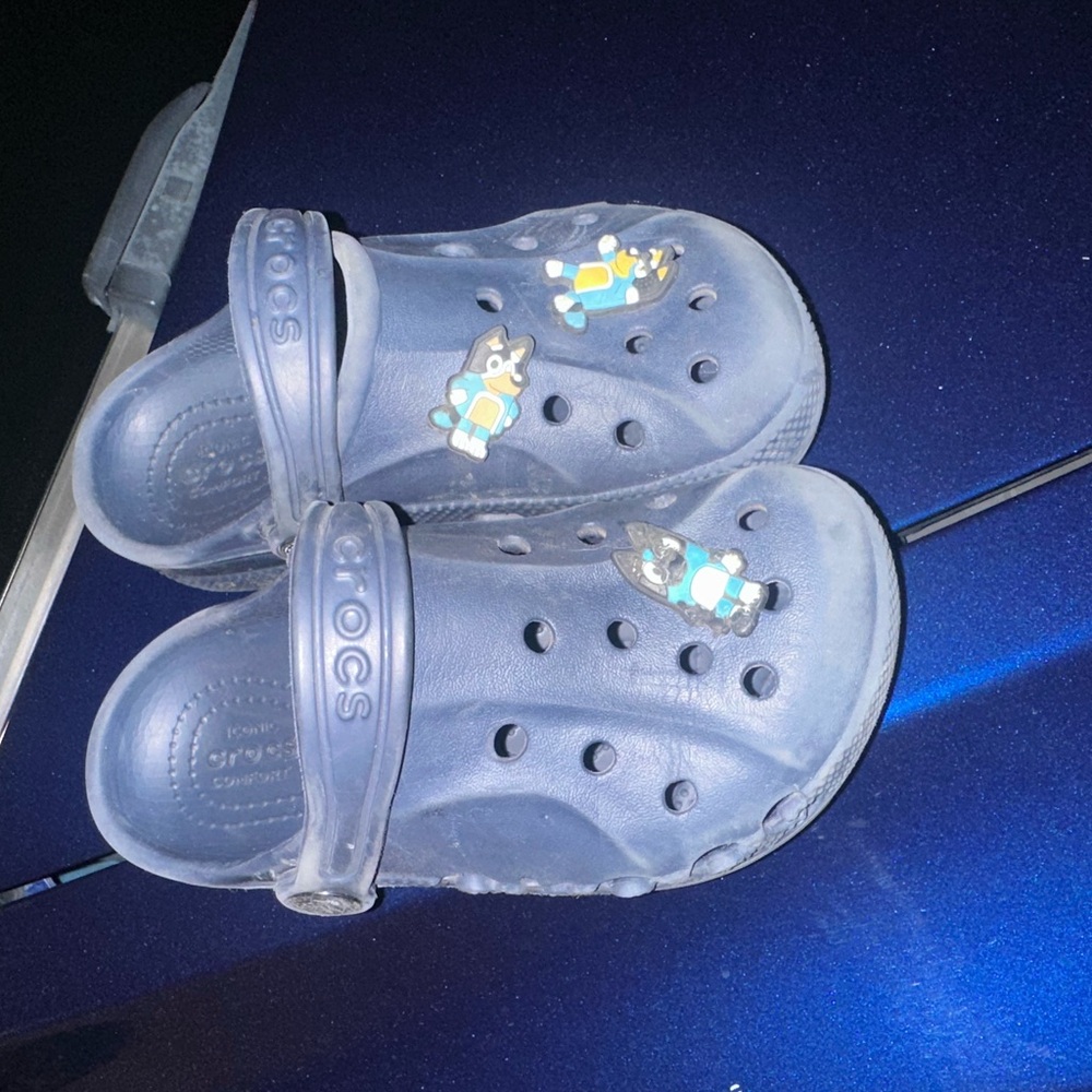 CROCS Blue Sandals with Ventilation and Adjustable Strap